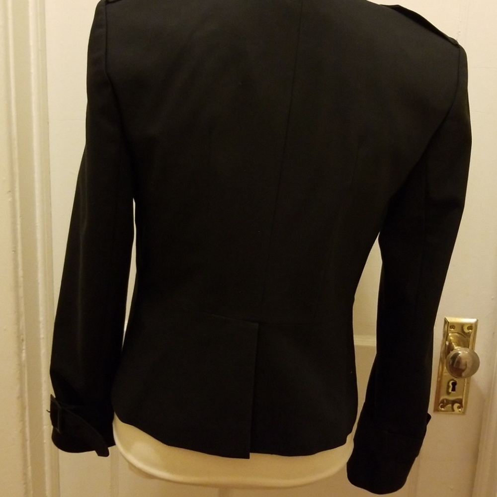 ANN TAYLOR NAVY BLAZER ,SZ 6 - Picture 4 of 6